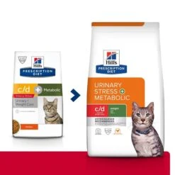 Hill's Prescription Diet Feline C/D Urinary Stress + Metabolic 8 Kg -Trixie || BEAPHAR || Zolux Soldes Boutique 52742037417 0 prescription diet chat urinary stress metabolic croquettes 2