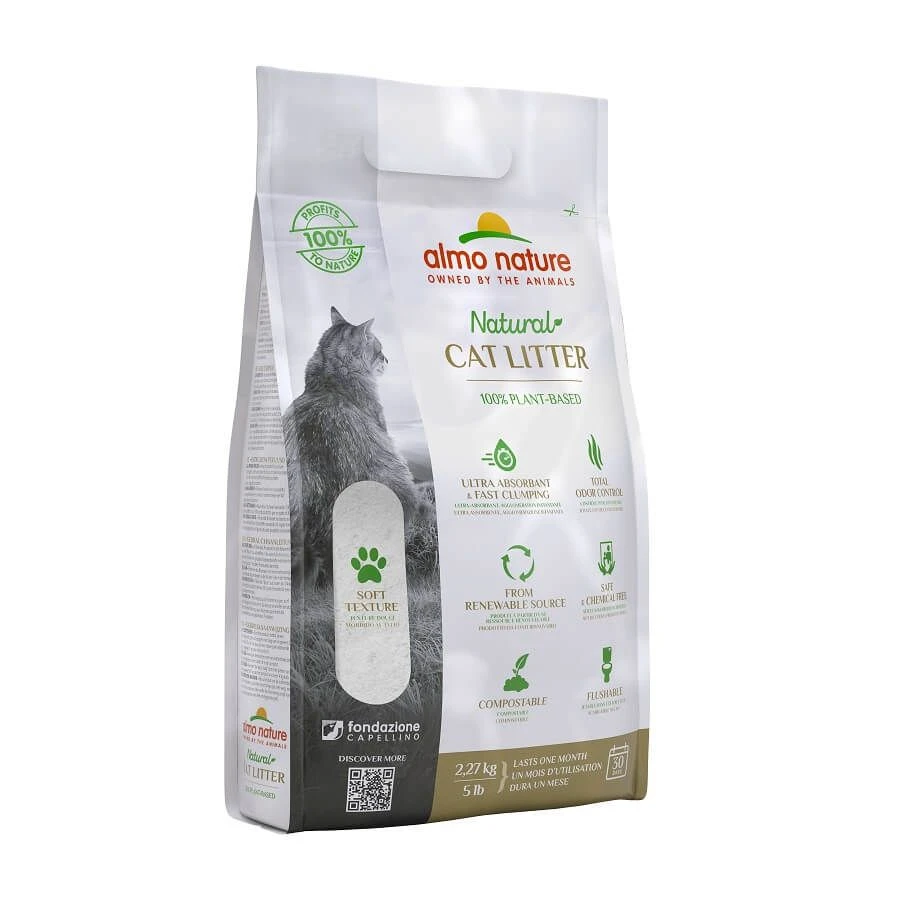 Almo Nature Litière 100% Naturelle Chat 2.27 Kg 3 Almo Nature Litière 100% Naturelle Chat 2.27 Kg