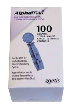 AlphaTRAK 100 Lancettes Stériles Calibre 28
