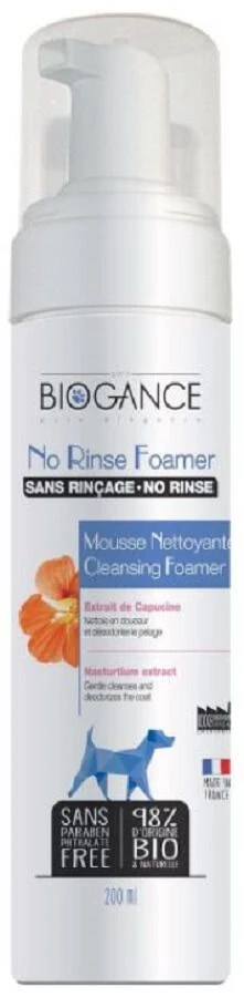 Biogance Mousse Sans Rinçage Pour Chien Et Chat 200 Ml