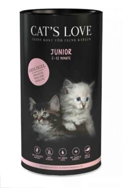 Cat's Love Croquettes Junior à La Volaille Sans Céréales Et Sans Gluten 1 Kg