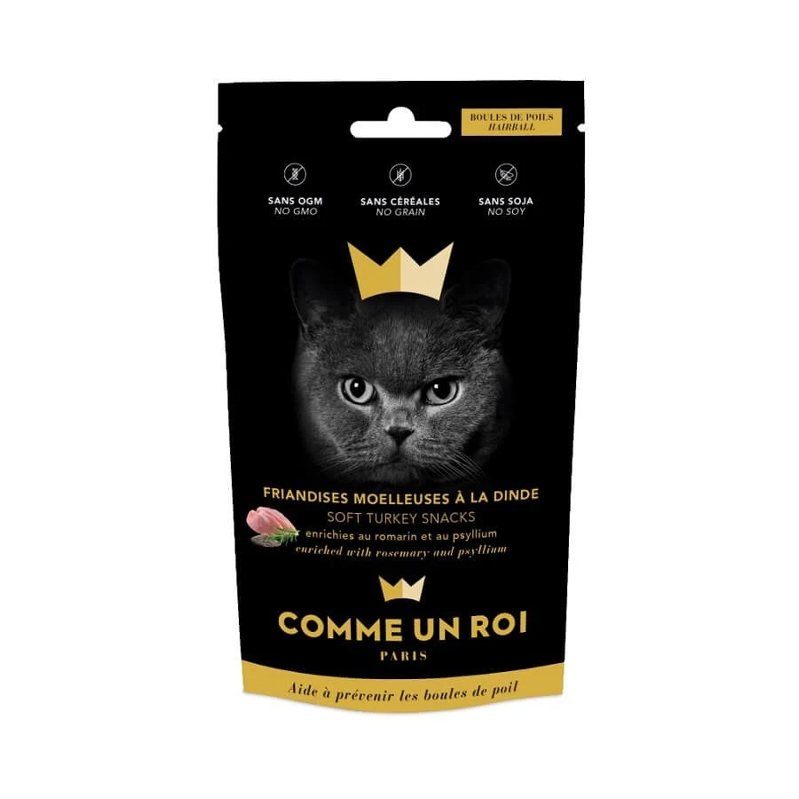 Comme Un Roi Friandises Chat Boules De Poils 50 G 3 Comme Un Roi Friandises Chat Boules De Poils 50 G