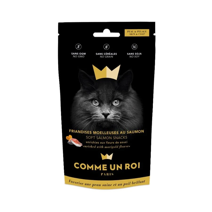 Comme Un Roi Friandises Chat Pelage 50 G 3 Comme Un Roi Friandises Chat Pelage 50 G