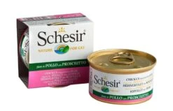 Schesir Filets De Poulet Avec Jambon En Gelée Pour Chat 14 X 85 G - Destockage