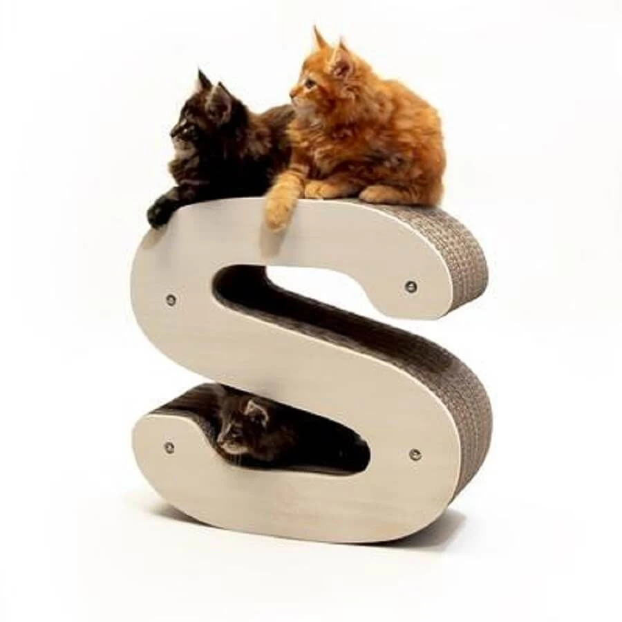 Homycat Griffoir Pour Chat Lettre S - XL - Destockage 4 Homycat Griffoir Pour Chat Lettre S - XL - Destockage – Image 2