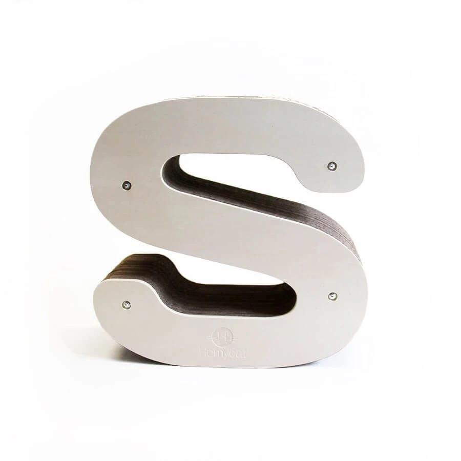 Homycat Griffoir Pour Chat Lettre S - XL - Destockage 3 Homycat Griffoir Pour Chat Lettre S - XL - Destockage