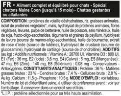 Royal Canin Maine Coon Kitten 10 Kg -Trixie || BEAPHAR || Zolux Soldes Boutique mc kit composition