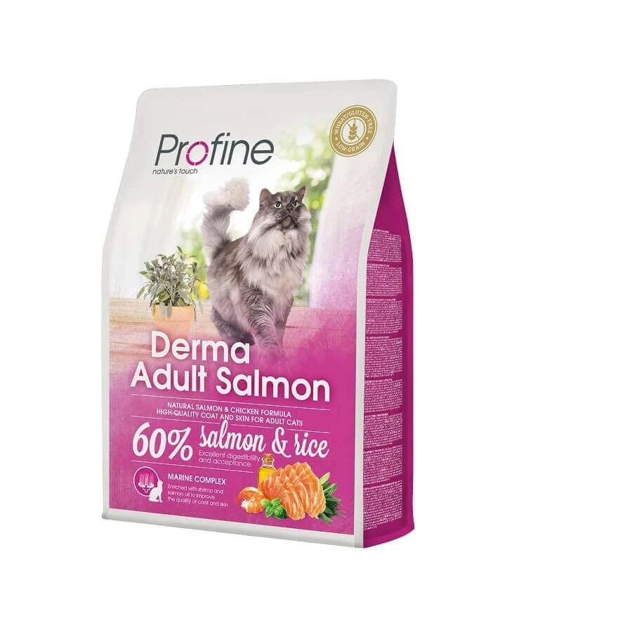 Profine Croquettes Chat Adulte Derma Au Saumon 10 Kg 3 Profine Croquettes Chat Adulte Derma Au Saumon 10 Kg