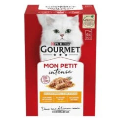 Purina Gourmet Mon Petit Intense Chat Volaille 6 X 50 G