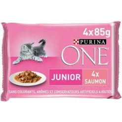 Purina One Chaton Saumon 4 X 85 G -Trixie || BEAPHAR || Zolux Soldes Boutique purina one chaton saumon