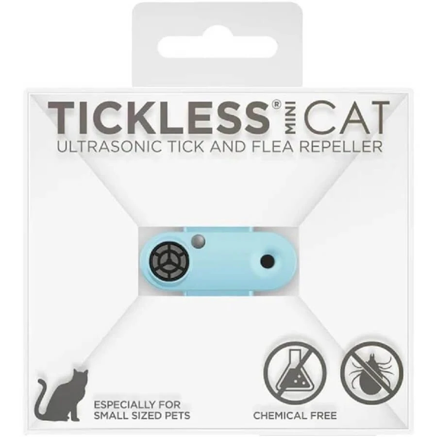 Tickless Mini Cat Bleu Rechargeable 3 Tickless Mini Cat Bleu Rechargeable