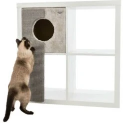Trixie Abri Douillet étagère Avec Griffoir Chat -Trixie || BEAPHAR || Zolux Soldes Boutique trixie abri douillet etagere avec griffoir chat 4