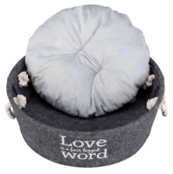 Trixie Corbeille Lian Anthracite ø45 Cm 6 Trixie Corbeille Lian Anthracite ø45 Cm -Trixie || BEAPHAR || Zolux Soldes Boutique trixie corbeille lian anthracite2 1