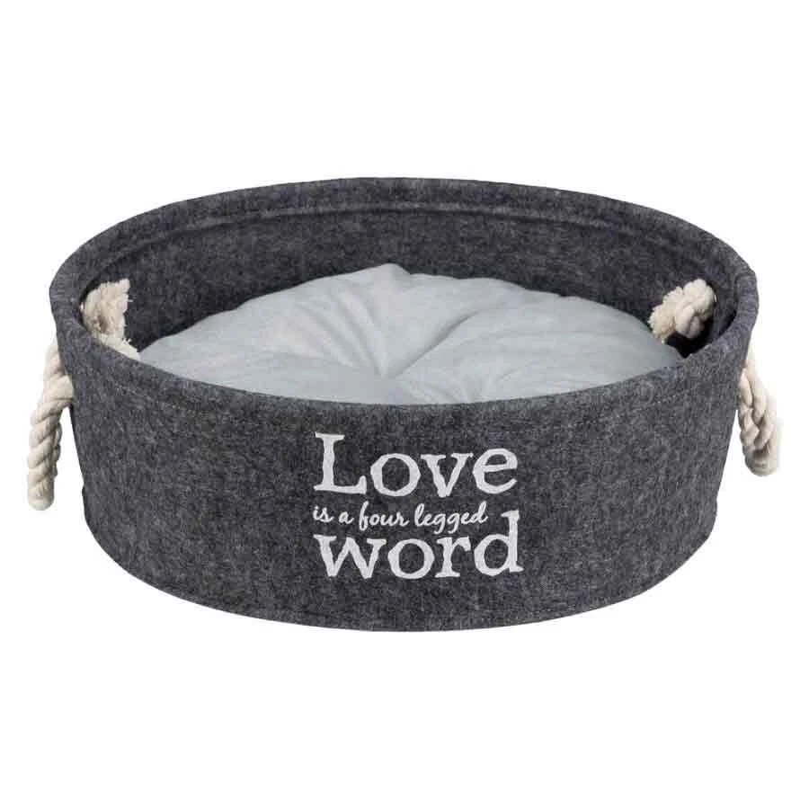 Trixie Corbeille Lian Anthracite ø45 Cm 3 Trixie Corbeille Lian Anthracite ø45 Cm