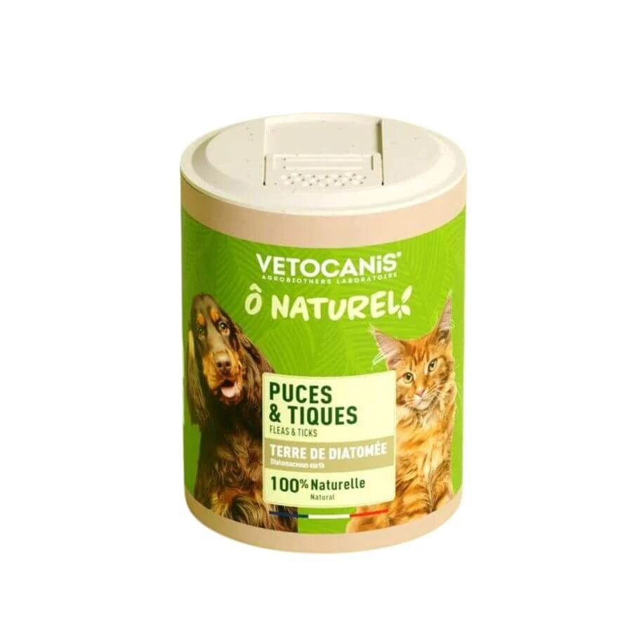 Vétocanis O Naturel Poudre Puces & Tiques 250 Ml 3 Vétocanis O Naturel Poudre Puces & Tiques 250 Ml