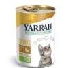 Yarrah Bio Bouchées De Poulet Aux Orties Et à La Tomate Pour Chat 12 X 405 Grs